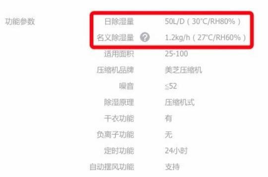 除濕機(jī)里的貓膩：兩個(gè)除濕量怎么選？