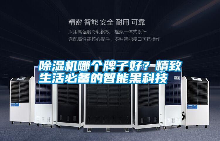 除濕機哪個牌子好？精致生活必備的智能黑科技