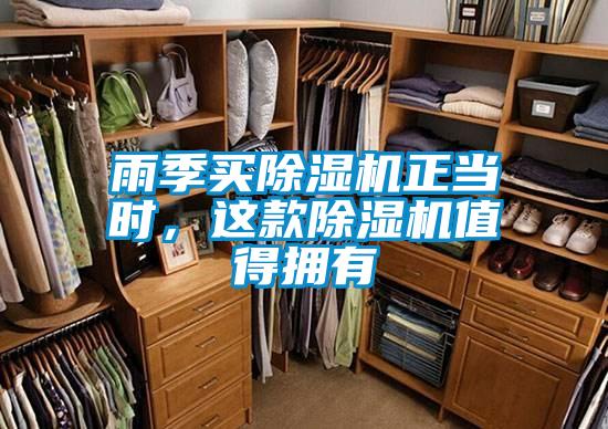雨季買除濕機(jī)正當(dāng)時(shí)，這款除濕機(jī)值得擁有