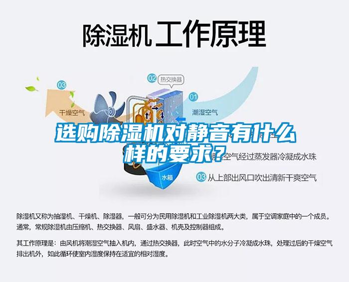 選購除濕機對靜音有什么樣的要求？