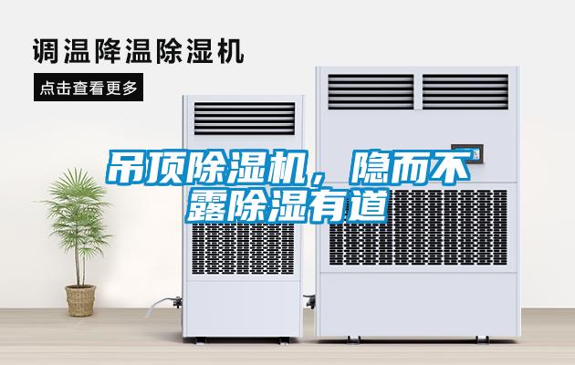 吊頂除濕機(jī)，隱而不露除濕有道