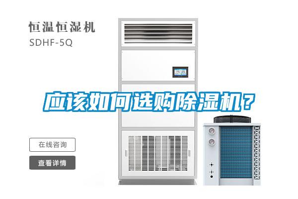 應該如何選購除濕機？