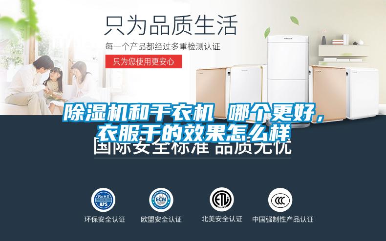 除濕機(jī)和干衣機(jī) 哪個(gè)更好，衣服干的效果怎么樣