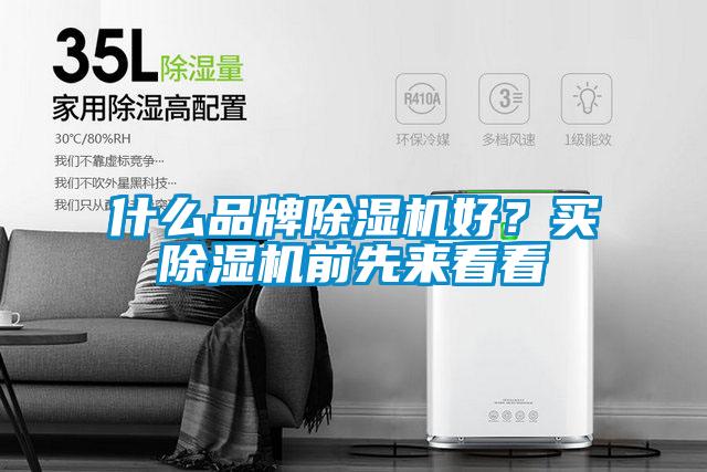 什么品牌除濕機好？買除濕機前先來看看