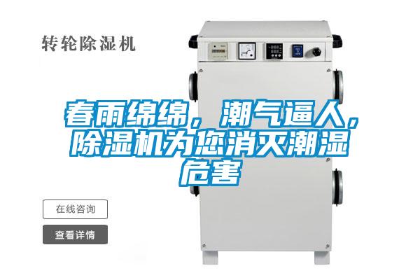 春雨綿綿，潮氣逼人，除濕機(jī)為您消滅潮濕危害
