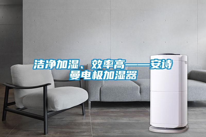 潔凈加濕、效率高——安詩曼電極加濕器