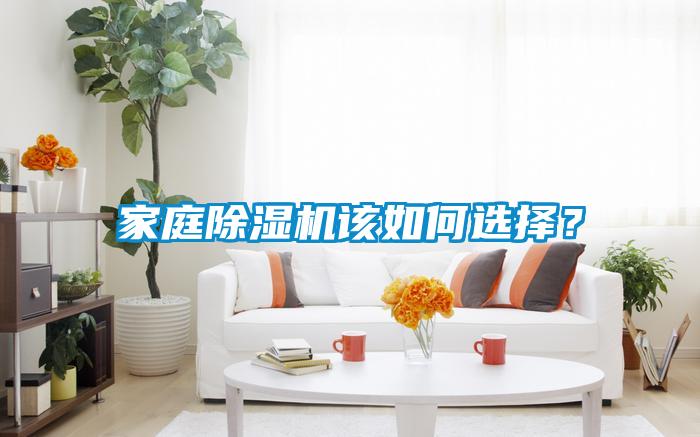 家庭除濕機(jī)該如何選擇？