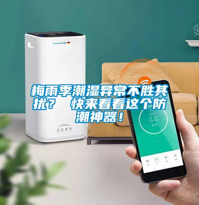 梅雨季潮濕異常不勝其擾？ 快來(lái)看看這個(gè)防潮神器！