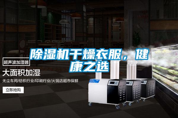 除濕機干燥衣服，健康之選