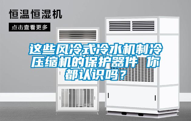 這些風(fēng)冷式冷水機(jī)制冷壓縮機(jī)的保護(hù)器件 你都認(rèn)識(shí)嗎？