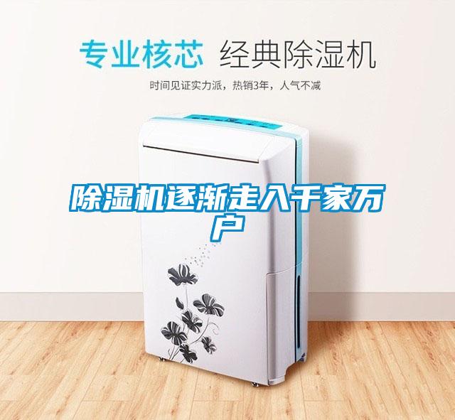 除濕機逐漸走入千家萬戶