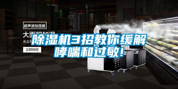 除濕機(jī)3招教你緩解哮喘和過敏!