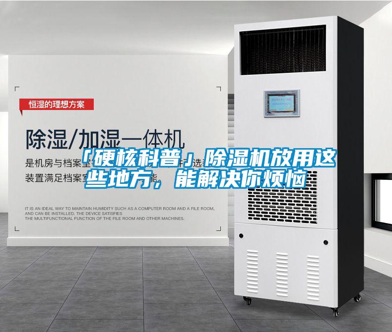 「硬核科普」除濕機放用這些地方，能解決你煩惱