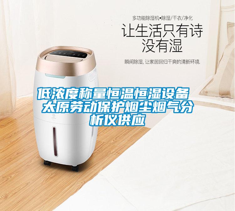 低濃度稱(chēng)量恒溫恒濕設(shè)備 太原勞動(dòng)保護(hù)煙塵煙氣分析儀供應(yīng)