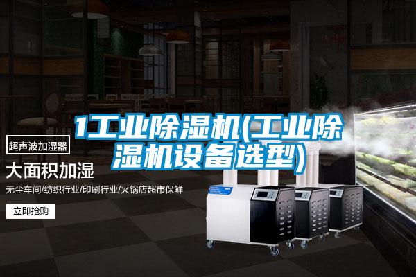 1工業(yè)除濕機(jī)(工業(yè)除濕機(jī)設(shè)備選型)