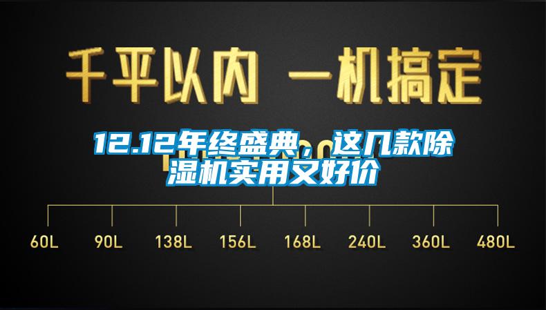 12.12年終盛典，這幾款除濕機實用又好價