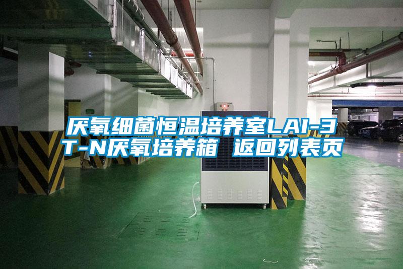 厭氧細(xì)菌恒溫培養(yǎng)室LAI-3T-N厭氧培養(yǎng)箱 返回列表頁