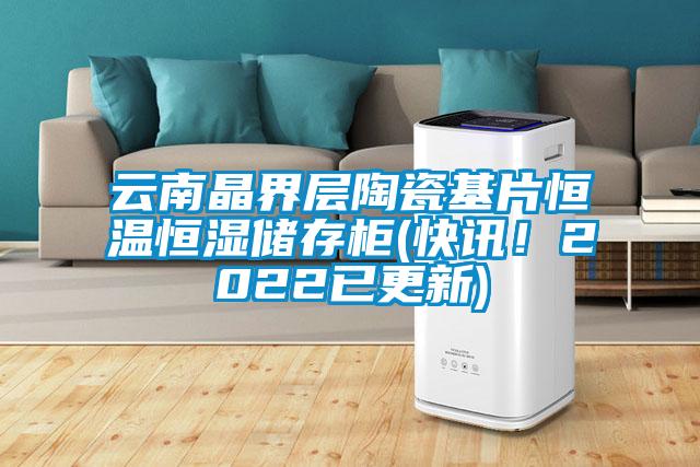 云南晶界層陶瓷基片恒溫恒濕儲存柜(快訊！2022已更新)