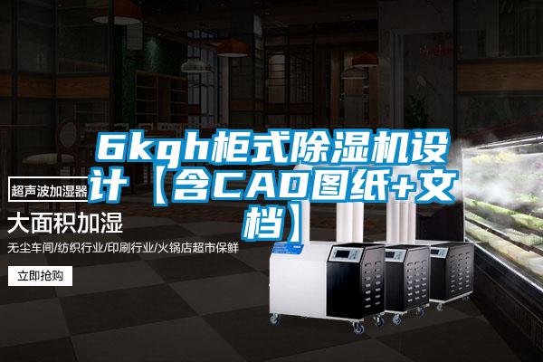 6kgh柜式除濕機(jī)設(shè)計(jì)【含CAD圖紙+文檔】