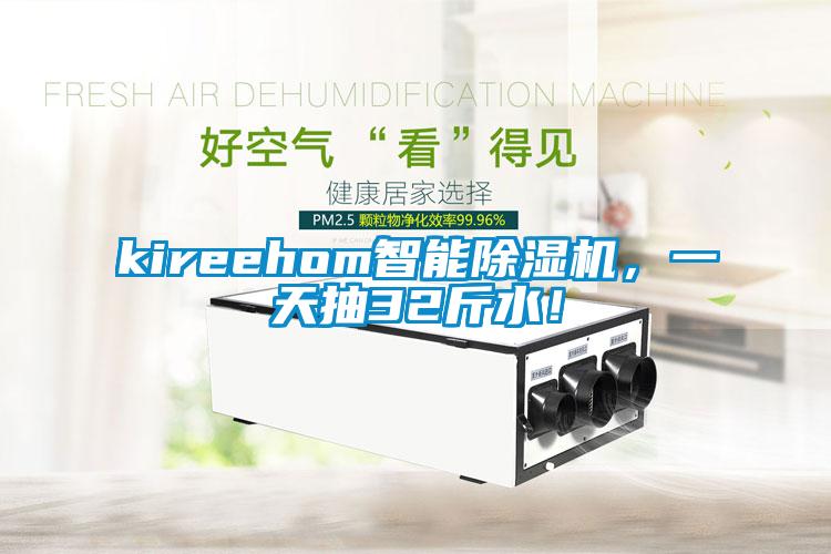 kireehom智能除濕機(jī)，一天抽32斤水！