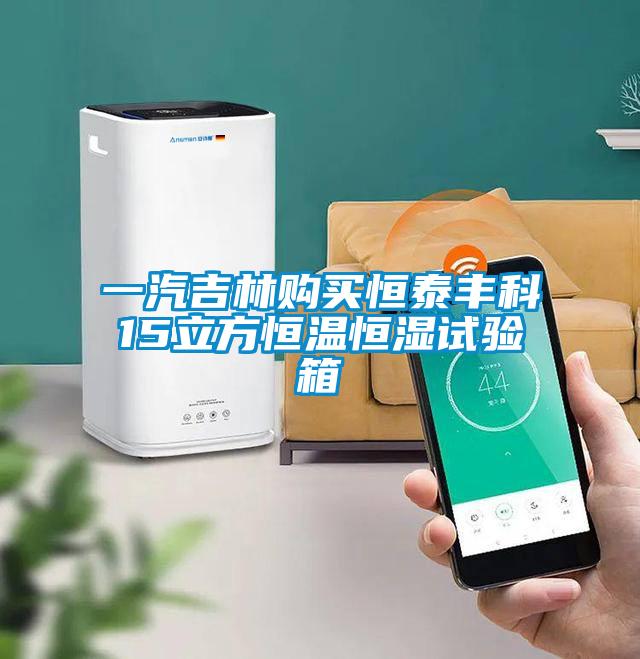 一汽吉林購買恒泰豐科15立方恒溫恒濕試驗箱