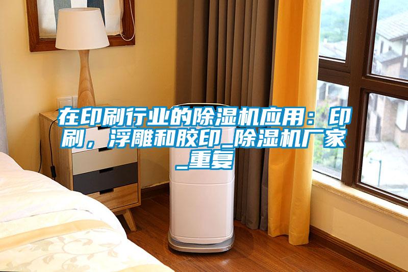 在印刷行業(yè)的除濕機(jī)應(yīng)用：印刷，浮雕和膠印_除濕機(jī)廠家_重復(fù)