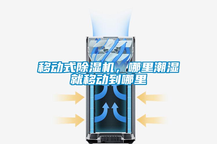 移動式除濕機，哪里潮濕就移動到哪里