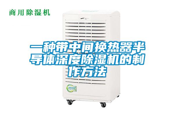 一種帶中間換熱器半導(dǎo)體深度除濕機的制作方法