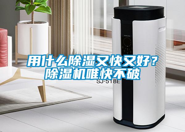 用什么除濕又快又好？除濕機唯快不破