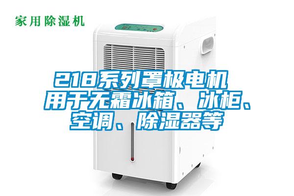 218系列罩極電機(jī) 用于無霜冰箱、冰柜、空調(diào)、除濕器等