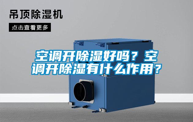 空調(diào)開除濕好嗎？空調(diào)開除濕有什么作用？
