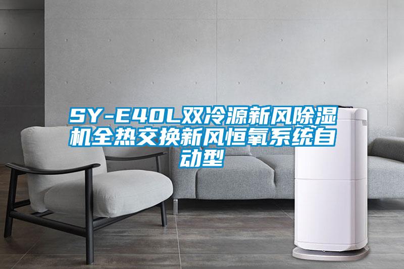 SY-E40L雙冷源新風除濕機全熱交換新風恒氧系統(tǒng)自動型