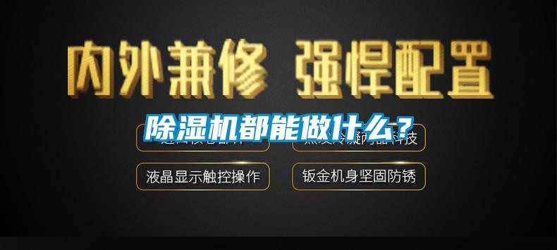 除濕機(jī)都能做什么？