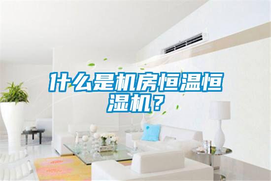 什么是機(jī)房恒溫恒濕機(jī)？