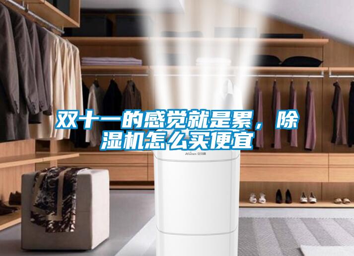 雙十一的感覺就是累，除濕機(jī)怎么買便宜