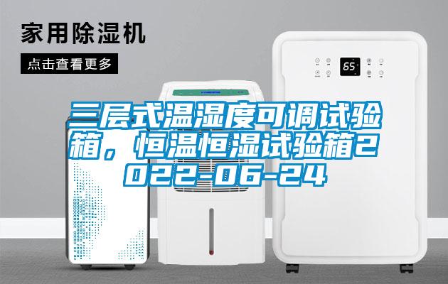 三層式溫濕度可調(diào)試驗(yàn)箱，恒溫恒濕試驗(yàn)箱2022-06-24
