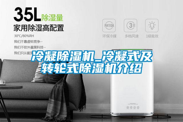 冷凝除濕機_冷凝式及轉(zhuǎn)輪式除濕機介紹