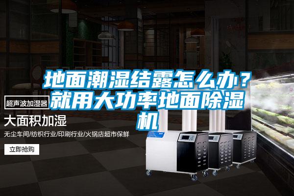 地面潮濕結(jié)露怎么辦？就用大功率地面除濕機(jī)