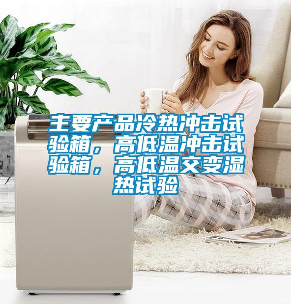 主要產(chǎn)品冷熱沖擊試驗箱，高低溫沖擊試驗箱，高低溫交變濕熱試驗