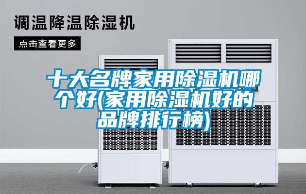 十大名牌家用除濕機(jī)哪個好(家用除濕機(jī)好的品牌排行榜)