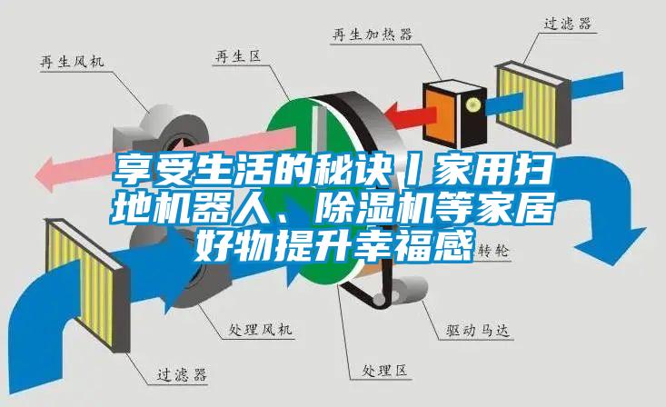 享受生活的秘訣丨家用掃地機器人、除濕機等家居好物提升幸福感