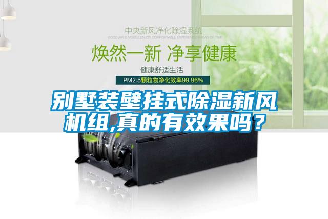 別墅裝壁掛式除濕新風(fēng)機(jī)組,真的有效果嗎？