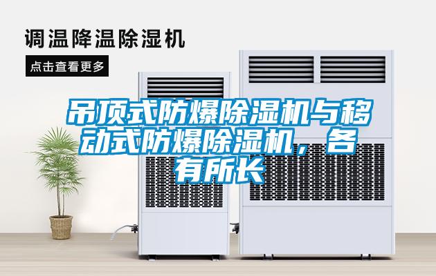 吊頂式防爆除濕機(jī)與移動(dòng)式防爆除濕機(jī)，各有所長(zhǎng)