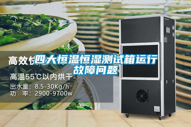 四大恒溫恒濕測(cè)試箱運(yùn)行故障問(wèn)題