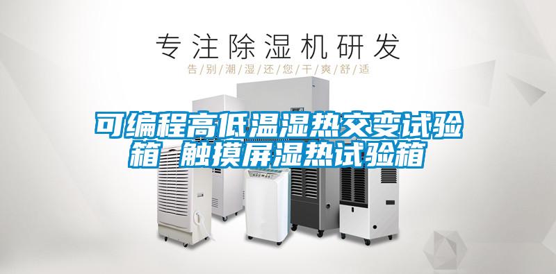 可編程高低溫濕熱交變?cè)囼?yàn)箱 觸摸屏濕熱試驗(yàn)箱