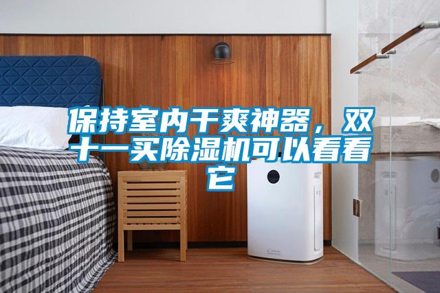 保持室內(nèi)干爽神器，雙十一買除濕機可以看看它