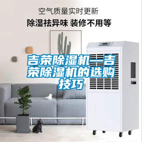 吉榮除濕機(jī)—吉榮除濕機(jī)的選購技巧