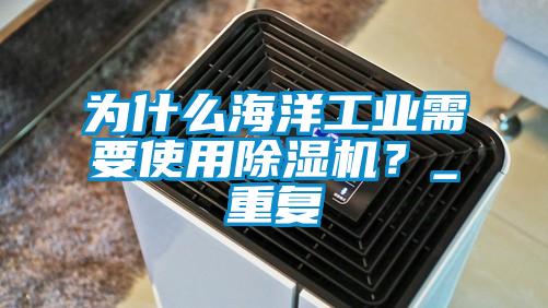 為什么海洋工業(yè)需要使用除濕機(jī)？_重復(fù)