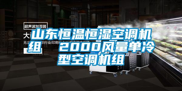 山東恒溫恒濕空調(diào)機組  2000風(fēng)量單冷型空調(diào)機組