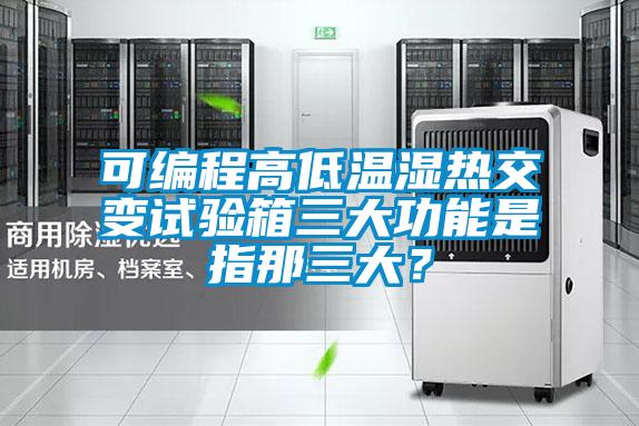 可編程高低溫濕熱交變?cè)囼?yàn)箱三大功能是指那三大？